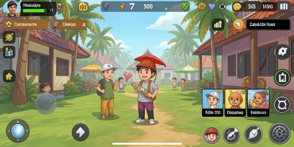 Tampilan grafis yang memukau dari gameplay SPY77.